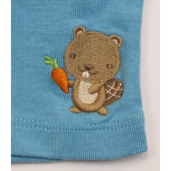 NEW 2014 Gymboree Baby Beaver 12-18M Boys 3-pc Set Bodysuits Pants Easter Bunny - Picture 11 of 13